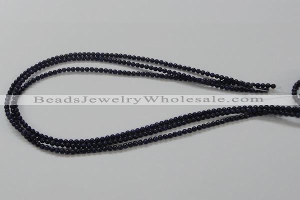 CNL201 15.5 inches 3mm round natural lapis lazuli beads wholesale