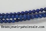 CNL203 15.5 inches 4mm round natural lapis lazuli beads wholesale