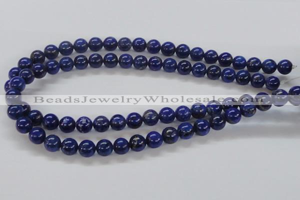 CNL216 15.5 inches 10mm round A+ grade natural lapis lazuli beads