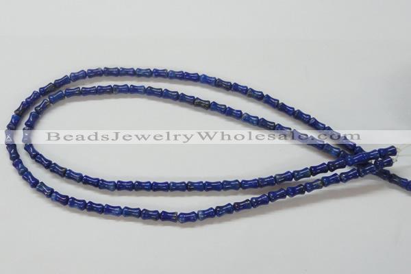 CNL237 15.5 inches 5*7mm bamboo shape natural lapis lazuli beads wholesale