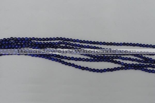 CNL400 15.5 inches 3mm round natural lapis lazuli gemstone beads