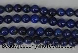 CNL401 15.5 inches 4mm round natural lapis lazuli gemstone beads