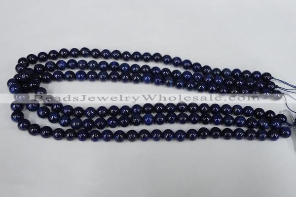 CNL403 15.5 inches 8mm round natural lapis lazuli gemstone beads