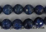 CNL416 15.5 inches 12mm faceted round natural lapis lazuli gemstone beads