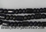 CNL434 15.5 inches 4*6mm rondelle & 6*9mm tube natural lapis lazuli beads