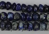 CNL436 15.5 inches 7*9mm bread natural lapis lazuli gemstone beads