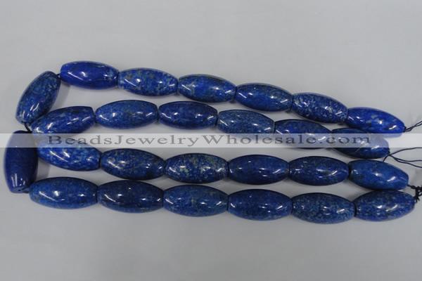 CNL446 15.5 inches 15*30mm rice natural lapis lazuli gemstone beads