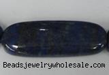 CNL489 15.5 inches 18*48mm oval natural lapis lazuli gemstone beads