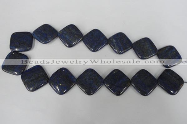 CNL527 15.5 inches 25*25mm diamond natural lapis lazuli gemstone beads