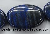 CNL665 15.5 inches 30*40mm oval natural lapis lazuli beads