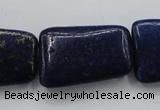 CNL675 15.5 inches 20*30mm trapezoid natural lapis lazuli beads