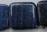 CNL685 15.5 inches 40*40mm square natural lapis lazuli beads