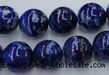 CNL717 15.5 inches 14mm round natural lapis lazuli gemstone beads