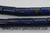 CNL887 15.5 inches 10*14mm tube natural lapis lazuli gemstone beads