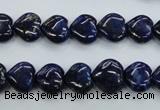 CNL931 15.5 inches 10*10mm heart natural lapis lazuli gemstone beads