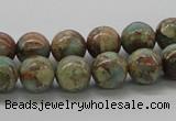 CNS02 16 inches 10mm round natural serpentine jasper beads wholesale