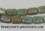 CNS18 16 inches 8*12mm rectangle natural serpentine jasper beads