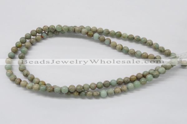 CNS25 16 inches 6mm round natural serpentine jasper beads wholesale