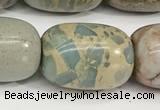 CNS314 15.5 inches 15*20mm drum serpentine jasper beads