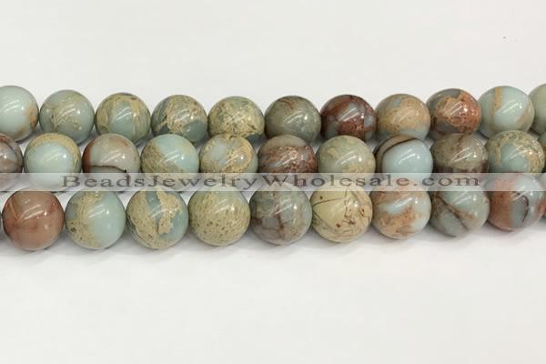 CNS336 15.5 inches 16mm round serpentine jasper beads wholesale