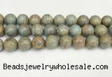 CNS337 15.5 inches 18mm round serpentine jasper beads wholesale