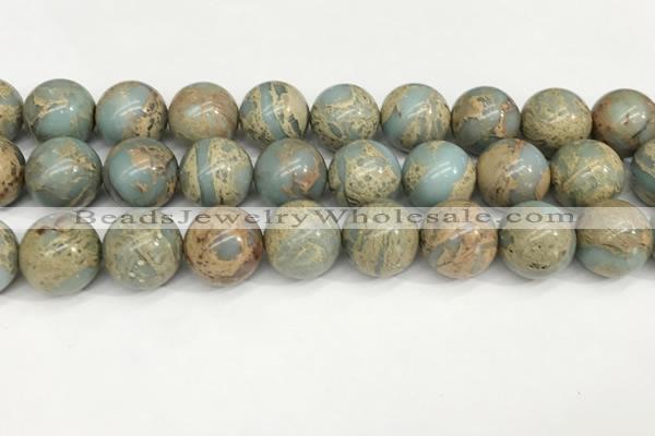 CNS337 15.5 inches 18mm round serpentine jasper beads wholesale