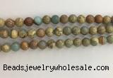 CNS702 15.5 inches 8mm round serpentine jasper beads wholesale