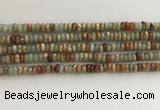 CNS712 15.5 inches 2*4mm rondelle serpentine jasper beads wholesale