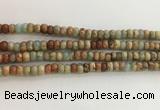 CNS713 15.5 inches 4*6mm rondelle serpentine jasper beads wholesale