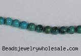 CNT01 16 inches 5mm round natural turquoise beads wholesale