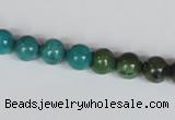 CNT03 16 inches 8mm round natural turquoise beads wholesale