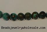 CNT104 15.5 inches 8mm round natural turquoise beads wholesale