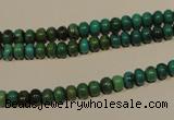 CNT110 15.5 inches 3*5mm rondelle natural turquoise beads wholesale