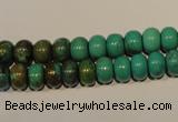 CNT112 15.5 inches 5*8mm rondelle natural turquoise beads wholesale