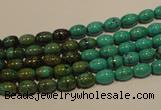 CNT116 15.5 inches 4*6mm rice natural turquoise beads wholesale