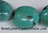 CNT15 16 inches 24-32mm nugget natural turquoise beads wholesale