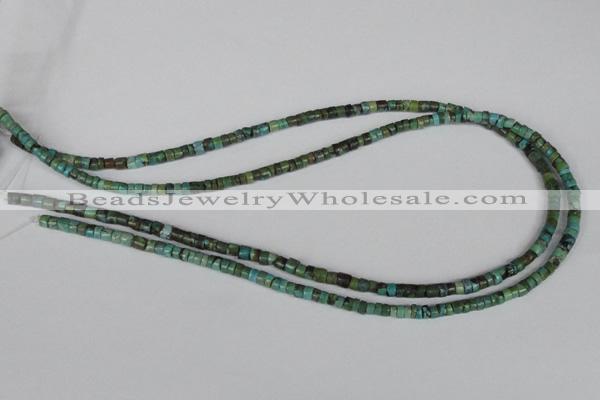 CNT19 16 inches 2-4mm heishi natural turquoise beads wholesale