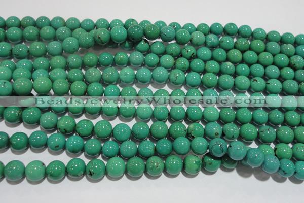 CNT209 15.5 inches 10mm round natural turquoise beads wholesale