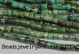 CNT215 15.5 inches 2.5*3mm heishi natural turquoise beads wholesale