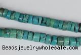 CNT22 16 inches 3-6mm heishi natural turquoise beads wholesale