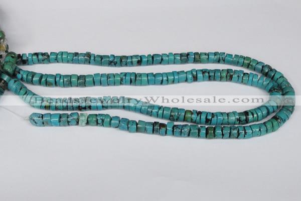 CNT23 16 inches 4-9mm heishi natural turquoise beads wholesale