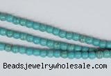 CNT24 16 inches 3.5mm round natural turquoise beads wholesale