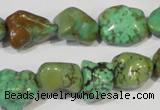 CNT245 15.5 inches 12*14mm - 14*16mm nuggets natural turquoise beads