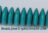 CNT28 16 inches 7*24mm rondelle natural turquoise beads wholesale