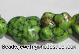 CNT282 15.5 inches 20*24mm - 25*28mm nuggets natural turquoise beads