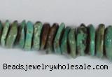 CNT30 16 inches multi-size natural turquoise chip beads wholesale