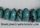 CNT31 16 inches multi-size rondelle natural turquoise beads wholesale