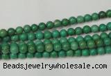 CNT350 15.5 inches 4mm round turquoise beads wholesale