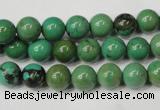 CNT352 15.5 inches 8mm round turquoise beads wholesale