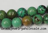 CNT354 15.5 inches 12mm round turquoise beads wholesale